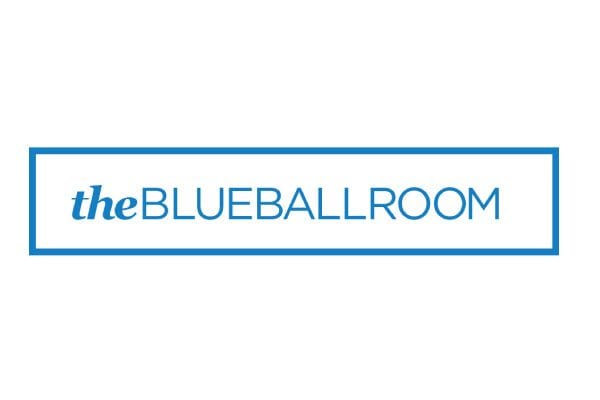 The blue ball room